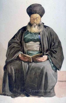 Charles Gleyre Painting - Armenian Priest Smyrna Marc Charles Gabriel Gleyre